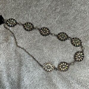 Forever 21 Silver Vintage-Inspired Belt
